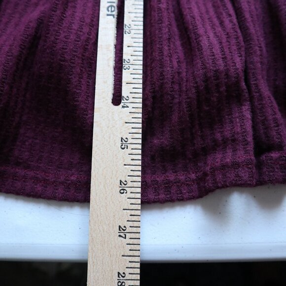 NEW   Nordstrom Forgotten Grace Button Front Garnet Peplum Sweater 1X - Picture 7 of 7